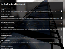 Tablet Screenshot of mediastudiesringwood.blogspot.com