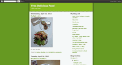 Desktop Screenshot of freedeliciousfood.blogspot.com