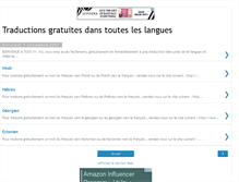 Tablet Screenshot of 1001traductions.blogspot.com