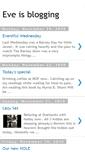 Mobile Screenshot of eveisblogging.blogspot.com