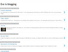 Tablet Screenshot of eveisblogging.blogspot.com