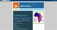 Desktop Screenshot of eduperspective.blogspot.com