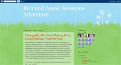 Desktop Screenshot of donandjoansawesomeadventure.blogspot.com