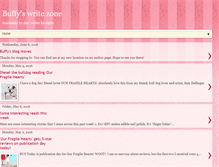 Tablet Screenshot of buffyswritezone.blogspot.com