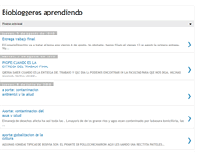 Tablet Screenshot of bloggerosaprendiendo.blogspot.com