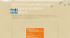 Desktop Screenshot of institutoalfredocoviello.blogspot.com