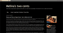 Desktop Screenshot of melinas-two-cent.blogspot.com