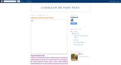 Desktop Screenshot of caballosdepasofino-erika.blogspot.com