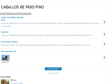 Tablet Screenshot of caballosdepasofino-erika.blogspot.com