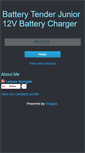 Mobile Screenshot of batterytendercharger.blogspot.com