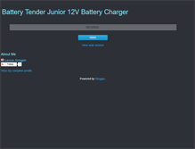 Tablet Screenshot of batterytendercharger.blogspot.com
