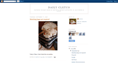 Desktop Screenshot of dailycletus.blogspot.com