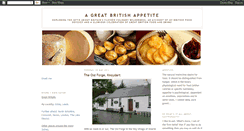 Desktop Screenshot of agreatbritishappetite.blogspot.com