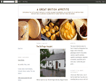 Tablet Screenshot of agreatbritishappetite.blogspot.com