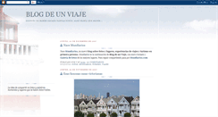 Desktop Screenshot of blogdeunviaje.blogspot.com