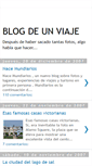 Mobile Screenshot of blogdeunviaje.blogspot.com