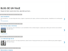 Tablet Screenshot of blogdeunviaje.blogspot.com