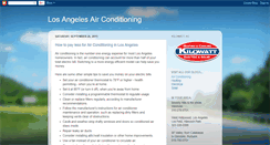 Desktop Screenshot of los-angeles-air-conditioning.blogspot.com