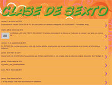 Tablet Screenshot of clasedesexto-estrella.blogspot.com