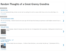 Tablet Screenshot of greatgrannygrandma.blogspot.com