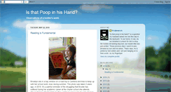 Desktop Screenshot of poopinhand.blogspot.com