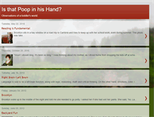 Tablet Screenshot of poopinhand.blogspot.com