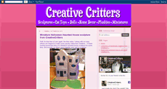 Desktop Screenshot of creativecrittersblog.blogspot.com