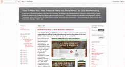 Desktop Screenshot of colewebmarketing.blogspot.com