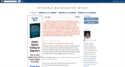 Desktop Screenshot of invisible-background-music.blogspot.com
