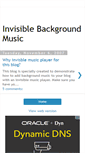 Mobile Screenshot of invisible-background-music.blogspot.com