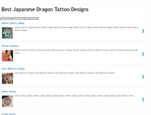 Tablet Screenshot of japanesedragon-tattoos.blogspot.com