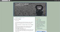 Desktop Screenshot of crossfitgotland.blogspot.com