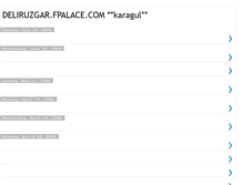 Tablet Screenshot of deliruzgar.blogspot.com