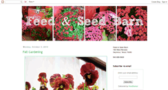 Desktop Screenshot of feedseedbarn.blogspot.com