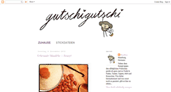 Desktop Screenshot of gutschigutschi.blogspot.com