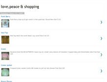 Tablet Screenshot of lovepeaceshop.blogspot.com