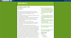 Desktop Screenshot of nist800-14.blogspot.com