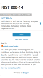 Mobile Screenshot of nist800-14.blogspot.com