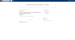 Desktop Screenshot of ixposeblogspotcom.blogspot.com