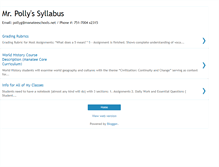 Tablet Screenshot of mrpollysinfo.blogspot.com