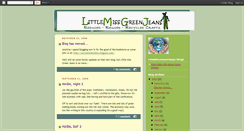 Desktop Screenshot of littlemissgreenjeans.blogspot.com