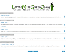 Tablet Screenshot of littlemissgreenjeans.blogspot.com