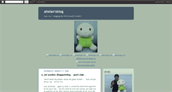 Desktop Screenshot of ahxianxian.blogspot.com