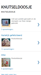 Mobile Screenshot of knutseldoosje.blogspot.com