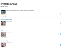 Tablet Screenshot of knutseldoosje.blogspot.com