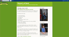 Desktop Screenshot of brysonsofbend.blogspot.com