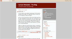 Desktop Screenshot of larssonreloaded.blogspot.com