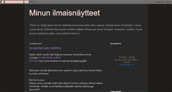 Desktop Screenshot of ilmaisnaytteeni.blogspot.com