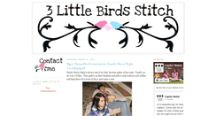 Desktop Screenshot of 3littlebirdsstitchco.blogspot.com