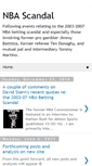 Mobile Screenshot of nbascandal.blogspot.com